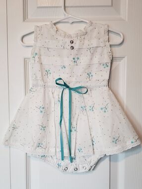 Well Dressed Wolf 18m Innocence Romper NWT